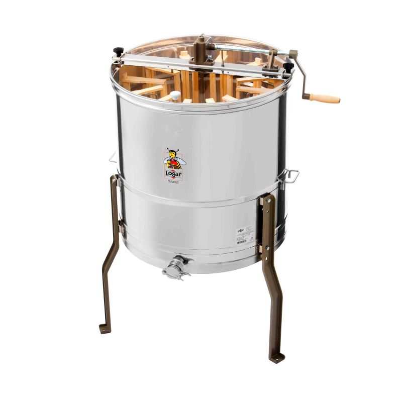 Logar centrifuga radiale 12/8, vasca Ø 63 cm, azionamento manuale, telaini 24 x 48 cm