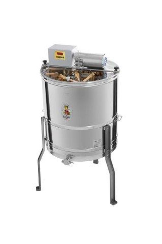 Logar estrattore radiale 12/8 telaini, cestello 63 cm, azionamento completamente automatico, motore 110 W, telaini 24 × 48 cm