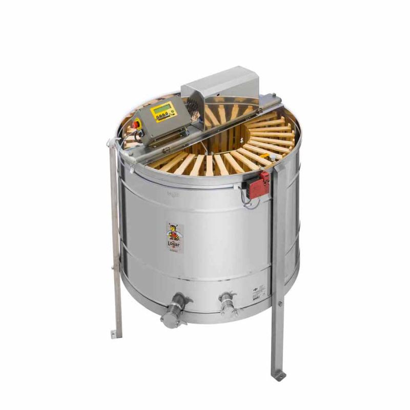 Logar centrifuga radiale 32 telai, serbatoio 95 cm, motore 370 W, completamente elettronica, per telai 26 x 48 cm