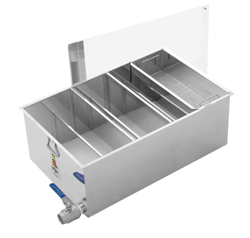 Vasca di decantazione Logar a 6 camere 87 cm – con riscaldamento del fondo