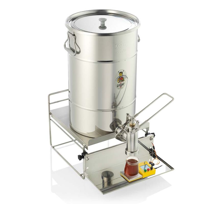 Set riempitrice per miele Logar con rubinetto antigoccia – Art. Nr. 7292