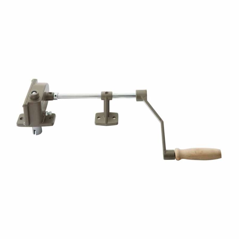 Azionamento manuale con libera corsa e freno