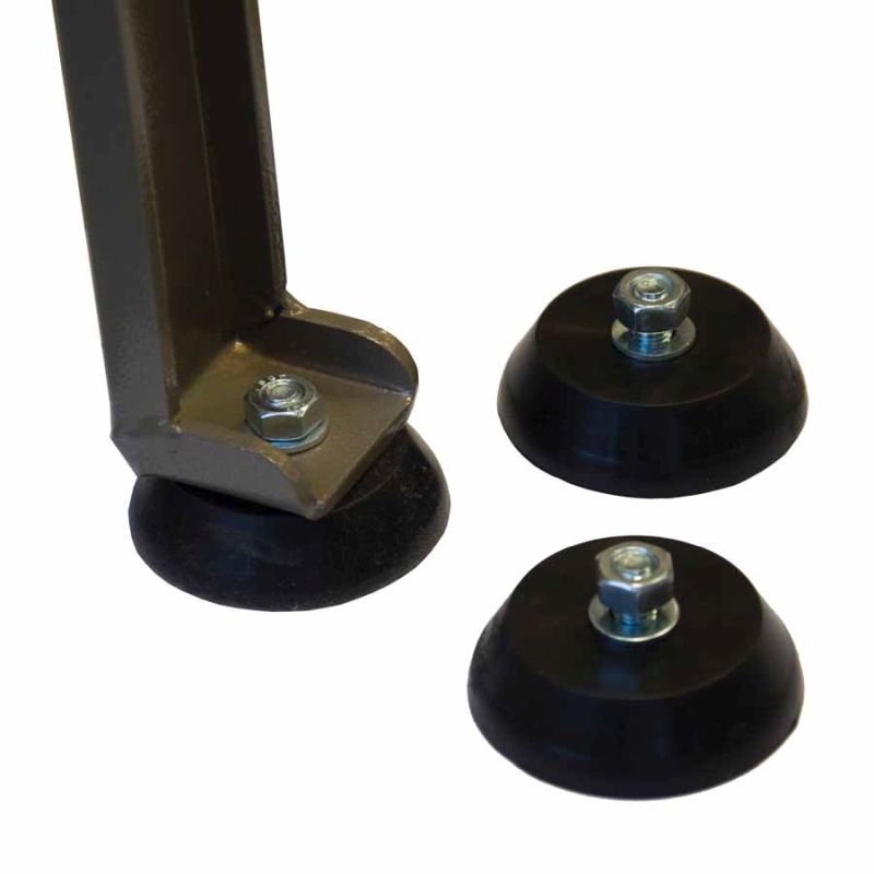 Piedini in gomma per centrifuga con viti M8 (set da 3)