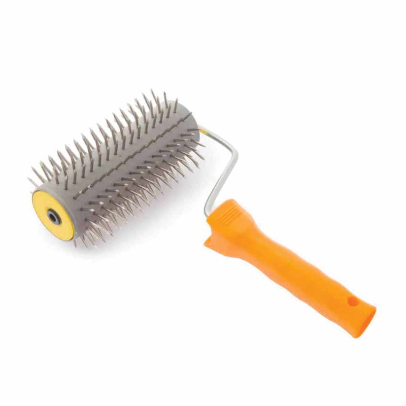 Rullo disopercolatore con aghi in acciaio inox