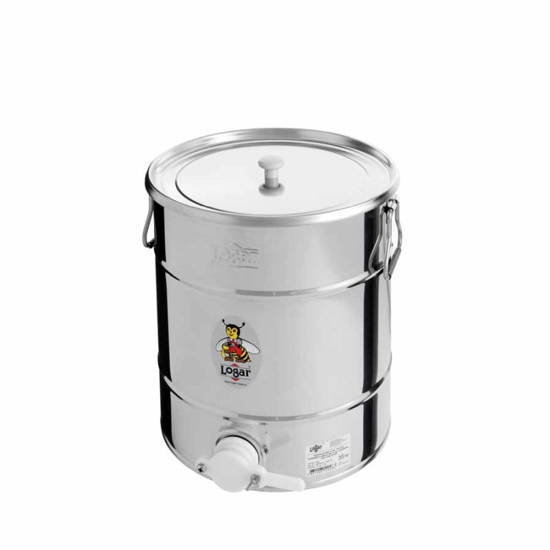 Logar Contenitore per imbottigliamento 35 kg, rubinetto in plastica