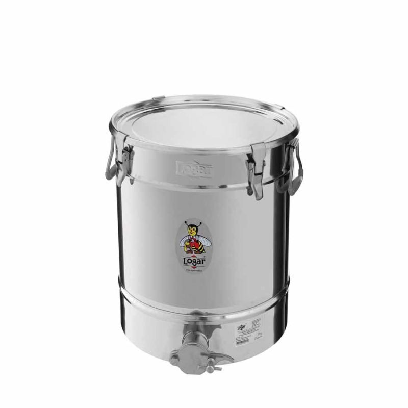 Contenitore per invasamento Logar 35 kg con fondo inclinato, 4 chiusure a fascetta