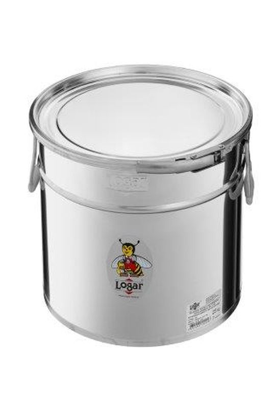 Contenitore Logar conico con anello di serraggio e guarnizione